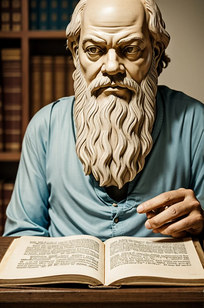 realistic image of Socrates teaching