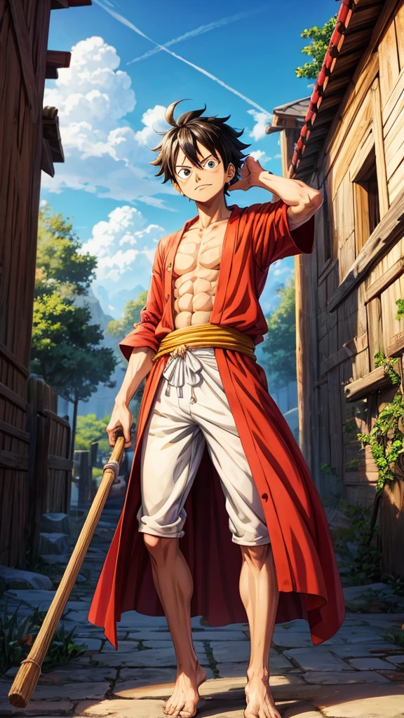 Luffy en robe