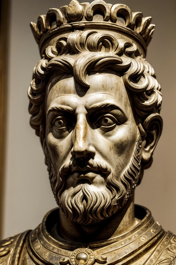Super real image of Emperor Marco Aurelio