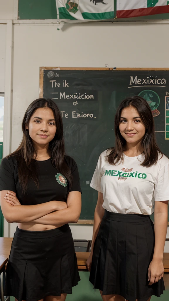 make an invitation image that says (Republic of Mexico School, invite teachers, student population, APF, parents)
