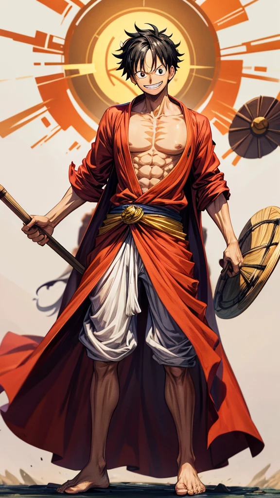 Luffy en robe de soirées élégante