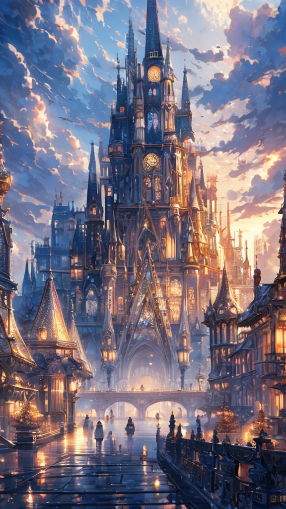 mist, Thomas Kinkade, Aaron Wiesenfeld、Beksinki、Adrian Eversen、Gedimins Plankevicius、Escher, Intricately sophisticated textures, Matte Painting Details, Deep color, wonderful, Intricate detailysterious Magic School、