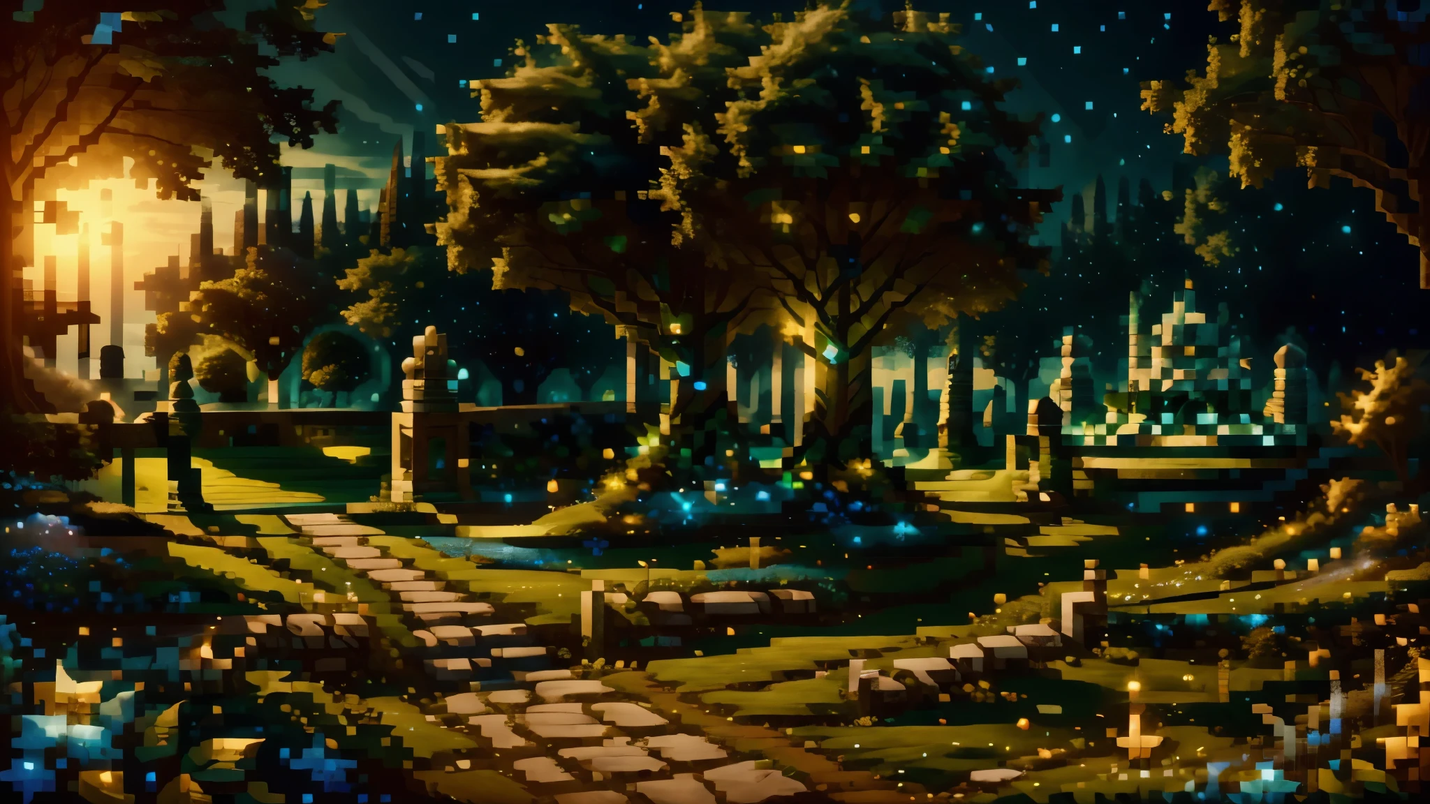 Magical kingdom made of beautiful, enchanted, white stone sits upon a great cliff overlooking the sea. A beautiful green flag bearing a unique symbol stands in front of the kingdom gates, (1 elf woman, elf ear),