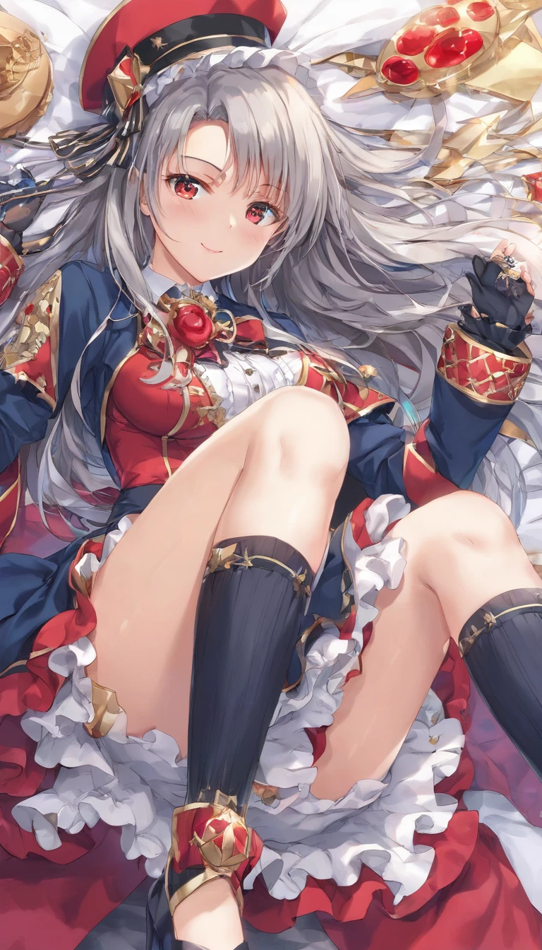 (masterpiece), (Highest quality), (Super detailed), One girl, Red eyes