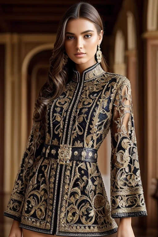 Complete fashion collection, high quality, Masterpiece, very beautiful and varied, top model, modern, very detailed and intricate, Very fine