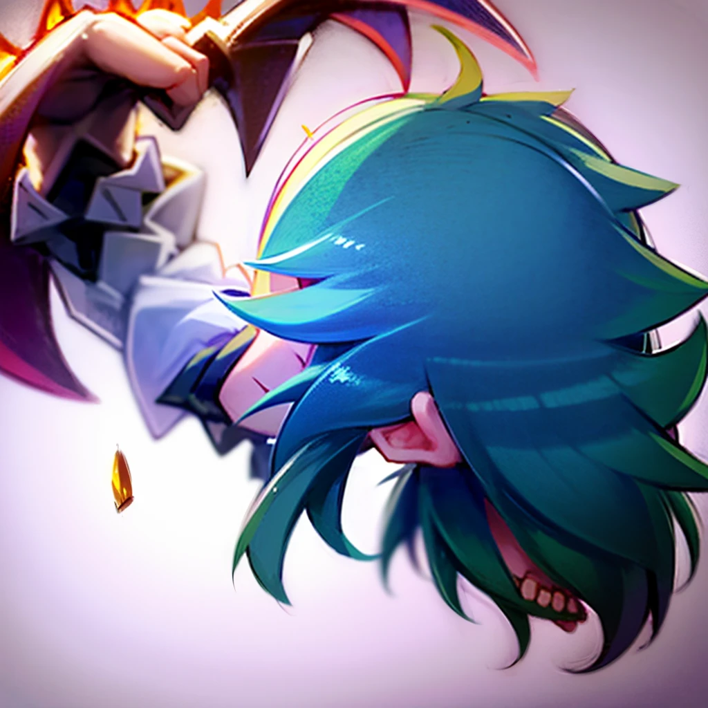 Create an ultra-detailed, best quality, high-resolution masterpiece depicting an umbral elemental with an  anime girl figure seeping with green energy perfect shadows, high quality shading, photorealistic, Fukua, dark skin, Fukua- Skullgirls