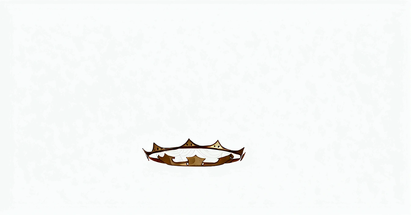 small corona, floating corona, bone corona, piso 2d, sombrero, resembling a corona, thorn corona, corona, large corona, failed crown, Cortex, freely drawn, cut scene, wearing a paper corona, corona rendered, smaller mouth, small jaw, hills in the background