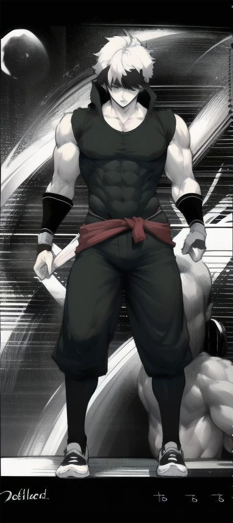 full body in image, masculine pose, short hair, full man, body, male body, slender body, short hair, full body, hot body, sexy male body, dinamic pose, six patch. detalied pose, body, simple background, expressive face, focus on face, line art, sketch