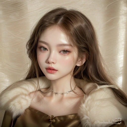 jennie face from blackpink a close up of a woman with a fur collar, pale porcelain white skin, pale skin de porcelana, pale skin y clara!!, pale skin y brillante, pale skin, smooth and impeccable jennie, pale ivory skin, Kawaii realistic portrait, pale skin y blanca como la nieve, 🤤 girl portrait, pale skin marfil, pale milky white porcelain skin, pale round face, pale skin suave natural KIM JENNIE JENNIE BLACKPINK