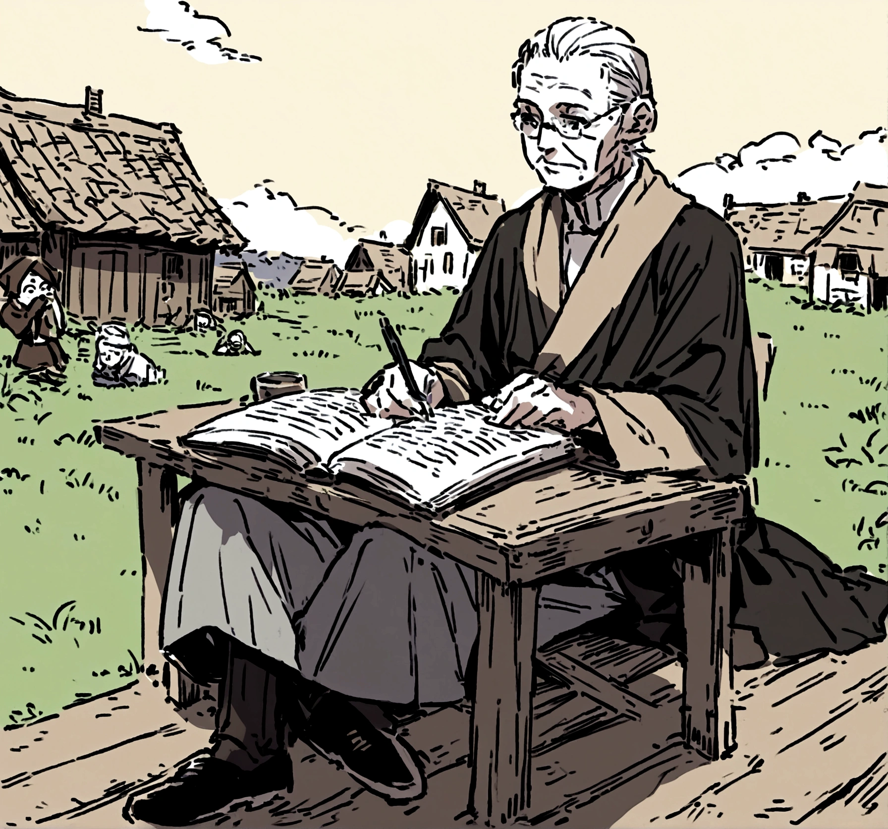 In a village, there lived a wise who possessed remarkable intelligence and discernment. Instead of playing with friends, he preferred studying.