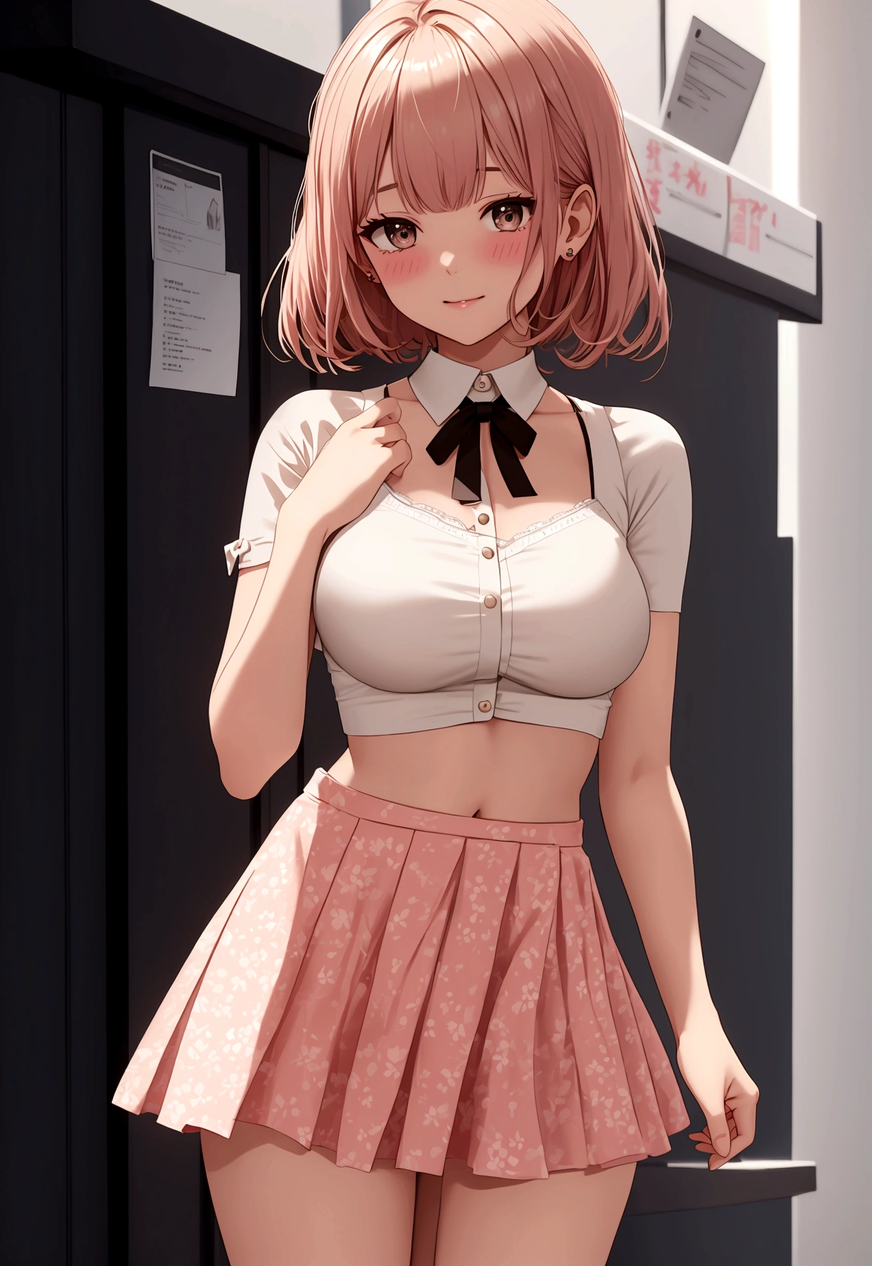 Gil Bra mini skirt blushed