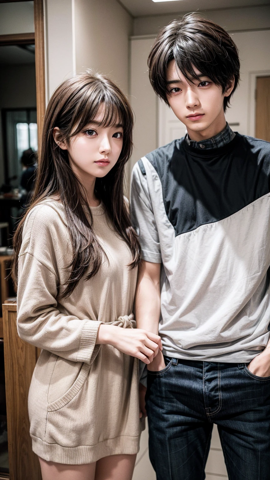 A cute anime couple, Anime Art