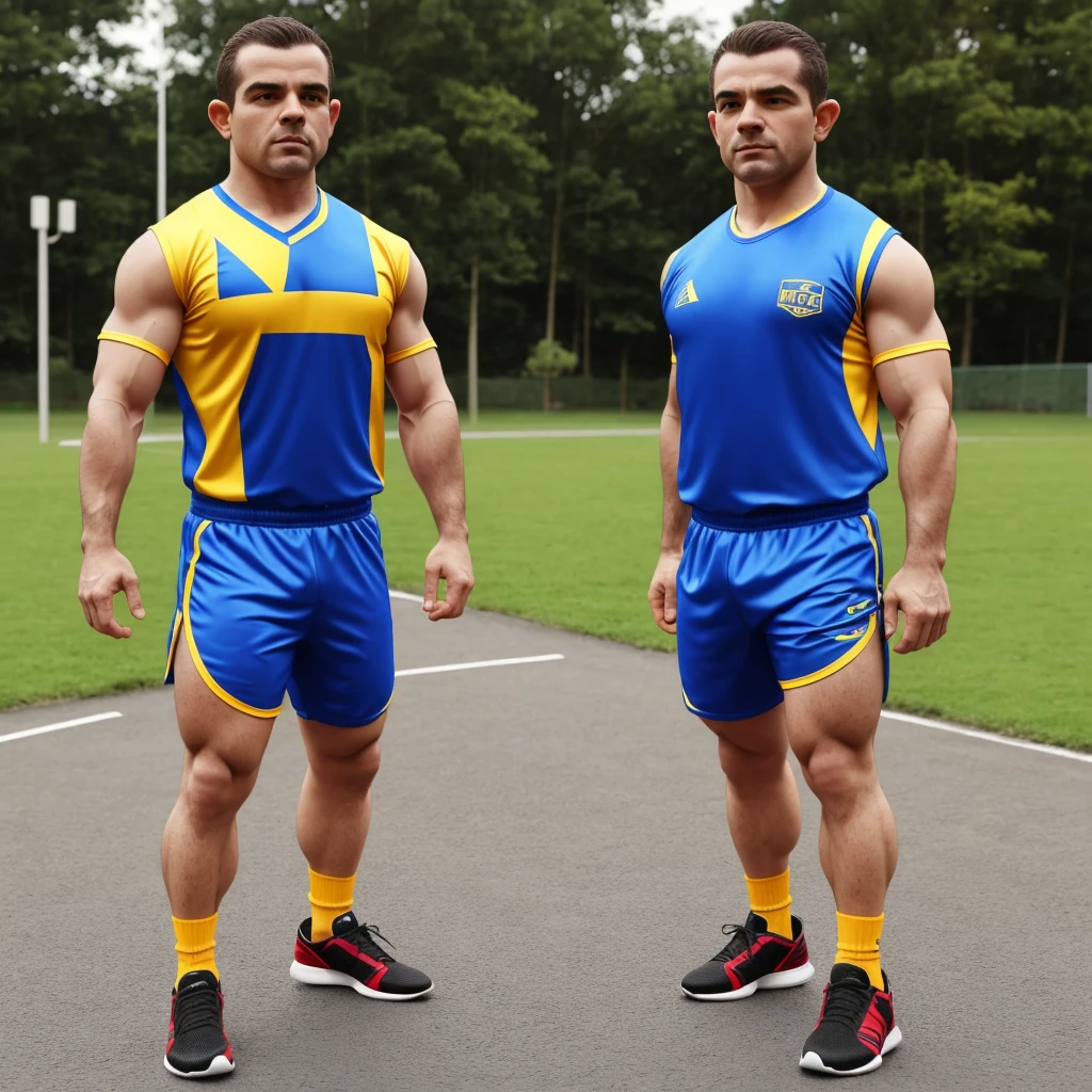dwarfism man full body , sport outfit, realistic 16k, hd