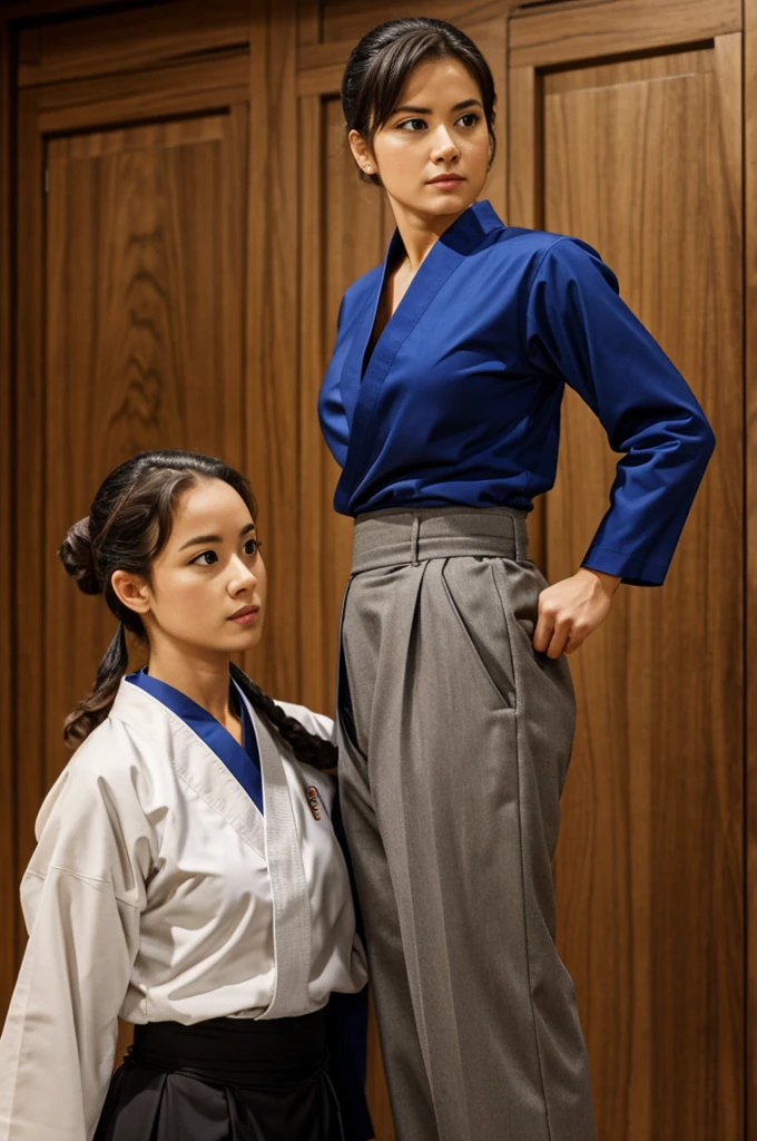 Master Karin in Terry Bogart clothes