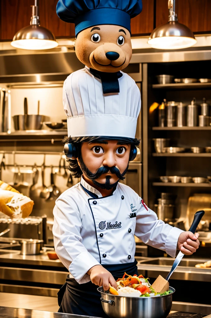 The character Chopper dressed as a chef
