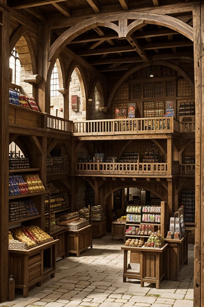An Oxxo Store in the medieval era 