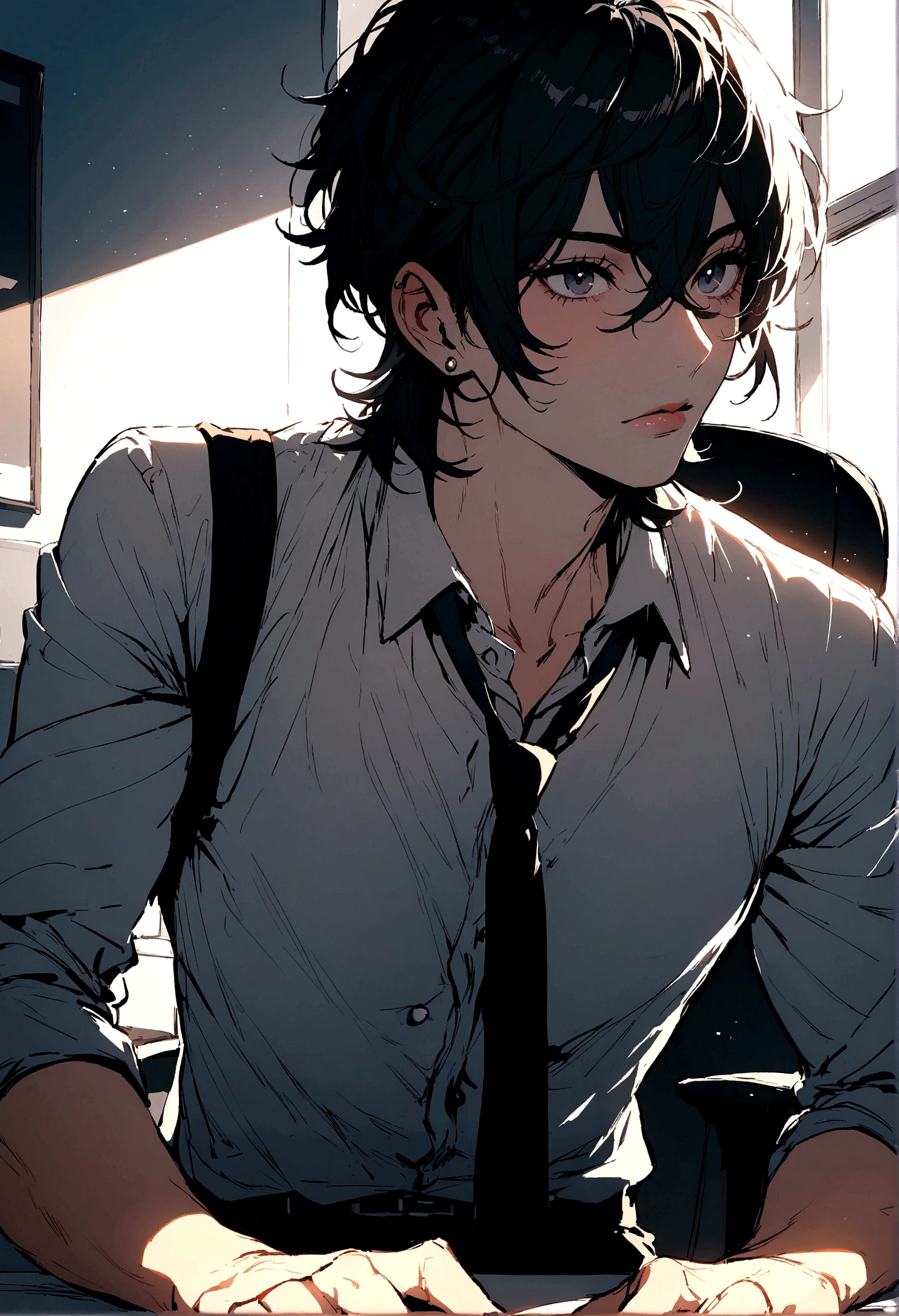 Handsome man , office, Suit, Rings