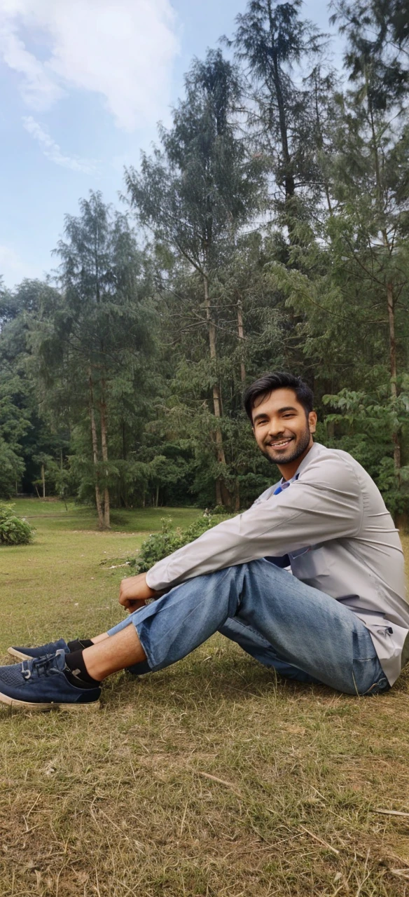 Dentist with Dental Clinic background