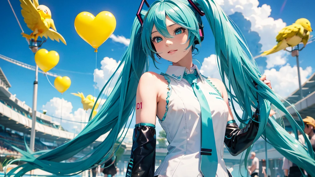 Hatsune Miku and Chocobo