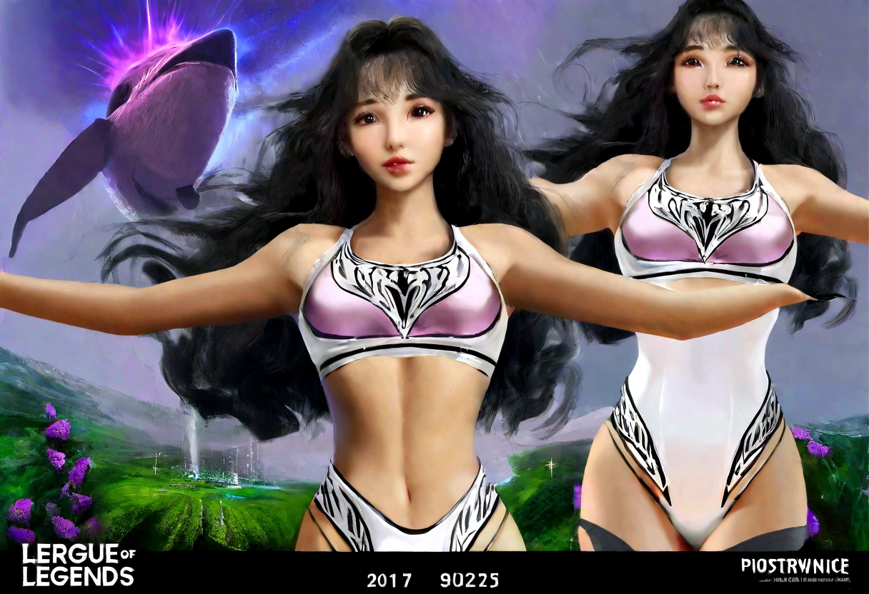 a woman with honeybun hair, beautiful detailed eyes, beautiful detailed lips, extremely detailed face, long eyelashes, wearing a white airy dress, dancing in the rain, in a lush garden on Alderaan, flying sky whales in the background, 1girl, digital art, oil painting, cinematic lighting, warm colors, dramatic, hyperrealistic, 8k, best quality, masterpiece, photorealistic, ultra-detailed