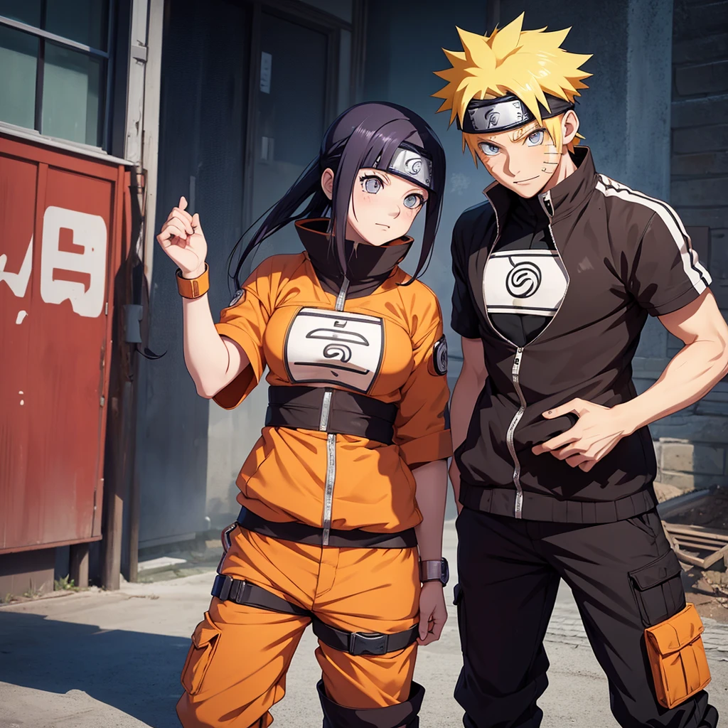 Naruto switches bodies with Hinata.
