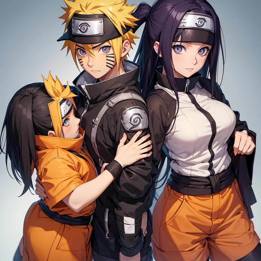 Naruto switches bodies with Hinata.