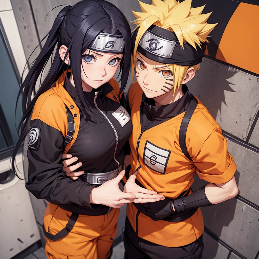 Naruto switches bodies with Hinata.