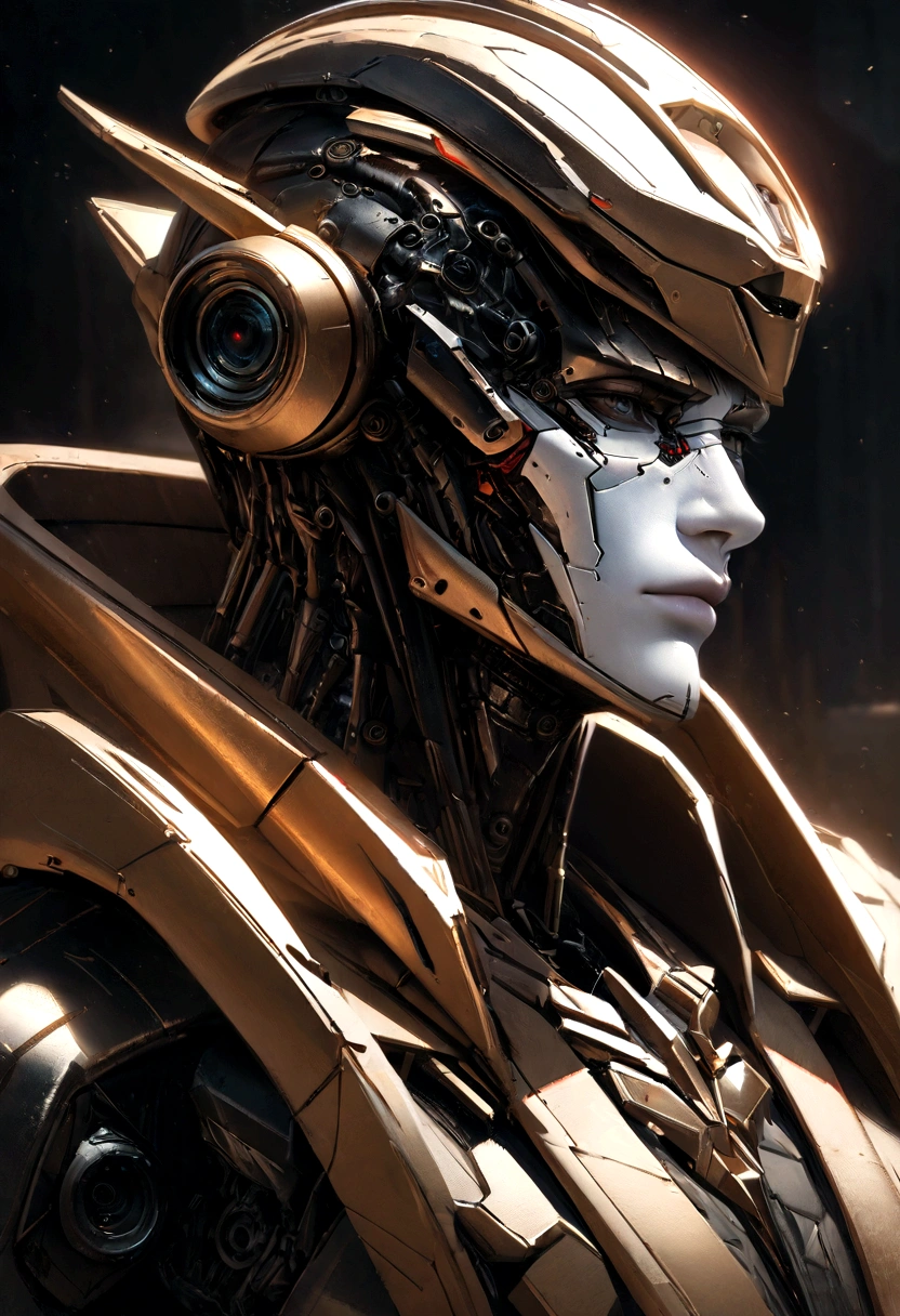 Sharpened man in black and red metallic armor with hood, detailed portrait of a cyborg, close-up portrait of cyborg, portrait of a futuristic robot, male cyborg military commander, attractive science fiction face, masculine appearance, portrait of cyborg, Futuristic Setting, portrait of a cyborg, cyborg portrait, portrait of a cyborg cyberpunk, male cyborg, in metallic black futuristic armor, olpntng style, Portrait of the gynoid robot Samus in Wasteland, perfect composition, beautiful detailed intricate insanely detailed octane render Tendências no ArtStation, 8k art photography, photorrealistic concept art, soft natural volumetric cinematic perfect light, Bright dark, rewarded photography, work of art, oil on canvas, perfect composition, beautiful detailed intricate insanely detailed octane render Tendências no ArtStation, 8k art photography, photorrealistic concept art, futuristic setting, soft natural volumetric cinematic perfect light, darkness background