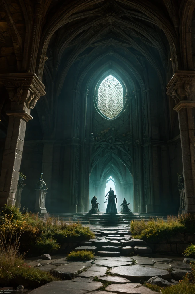 waystone, ultra detailed fantasy, elden ring, realistic, dnd, rpg, lotr game design fanart by concept art, behance hd, artstation, deviantart, global illumination radiating a glowing aura global illumination ray tracing hdr render in unreal engine 5