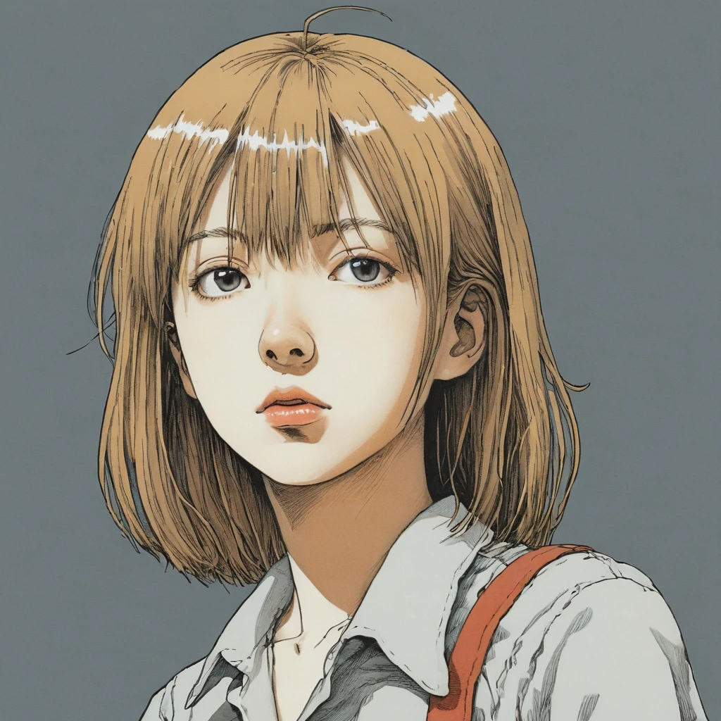 girl by Naoki Urasawa, best quality, masterpiece, Ultra high detail, 8k