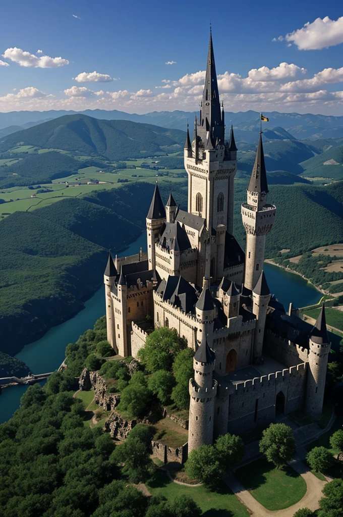Dark medieval castles