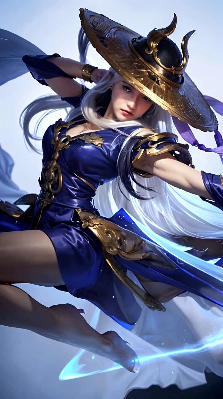 a close up of a woman in a white dress with a long white hair, beautiful celestial mage, full portrait of elementalist, full body xianxia, heise jinyao, onmyoji detailed art, g liulian art style, extremely detailed artgerm, by Yang J, white haired deity, astral ethereal, holy fire spell art, highly detailed, (high detailed skin:1.3), (photorealistic:1.3), ultra-detailed, (high detailed skin:1.2), expressionless, 8k uhd, dslr, soft lighting, high quality, film grain, Fujifilm XT3, best quality, beautiful lighting