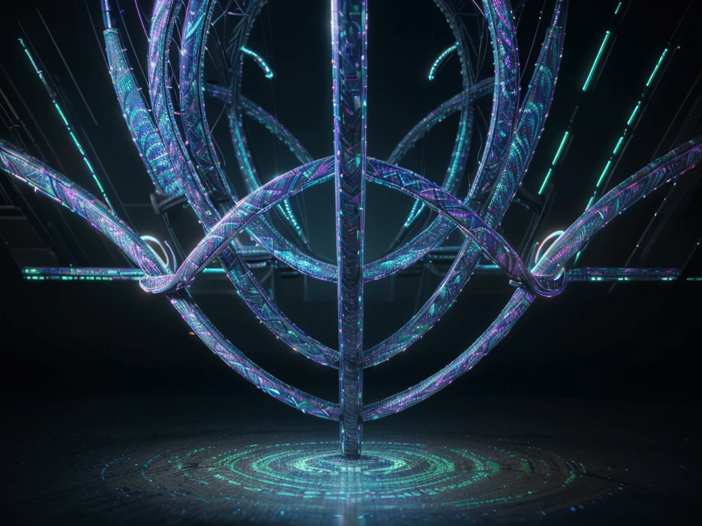 (best quality,4k,8k,highres,masterpiece:1.2),ultra-detailed,(realistic,photorealistic,photo-realistic:1.37),abstract background,dna helix,molecular structure,scientific visualization,glowing neon lights,dynamic movement,vibrant colors,cinematic lighting,intricate details,complex patterns,futuristic design