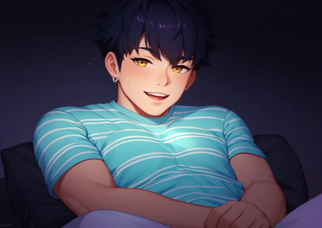 background night change t-shirt face no edit