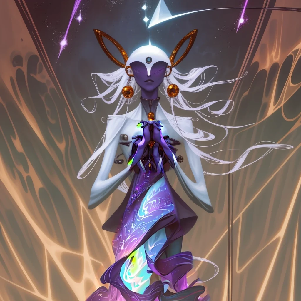 hands clasped together, ethereal purple hands,