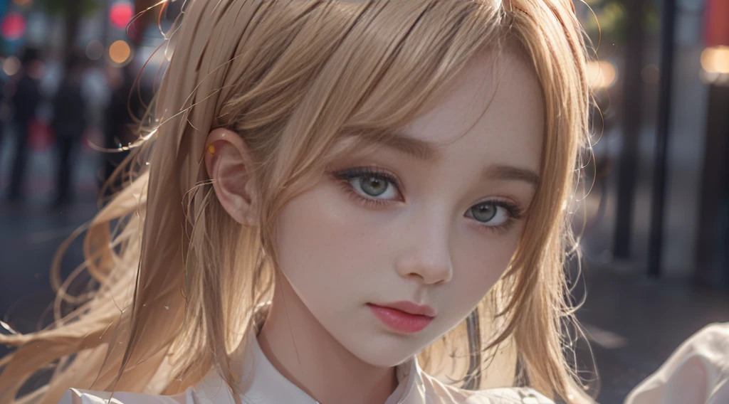 a 20-year-old woman, blond, (hi-top fade:1.3), dark theme, soothing tones, dim colors, high contrast, (natural skin texture, hyper realism, soft lights, sharp)