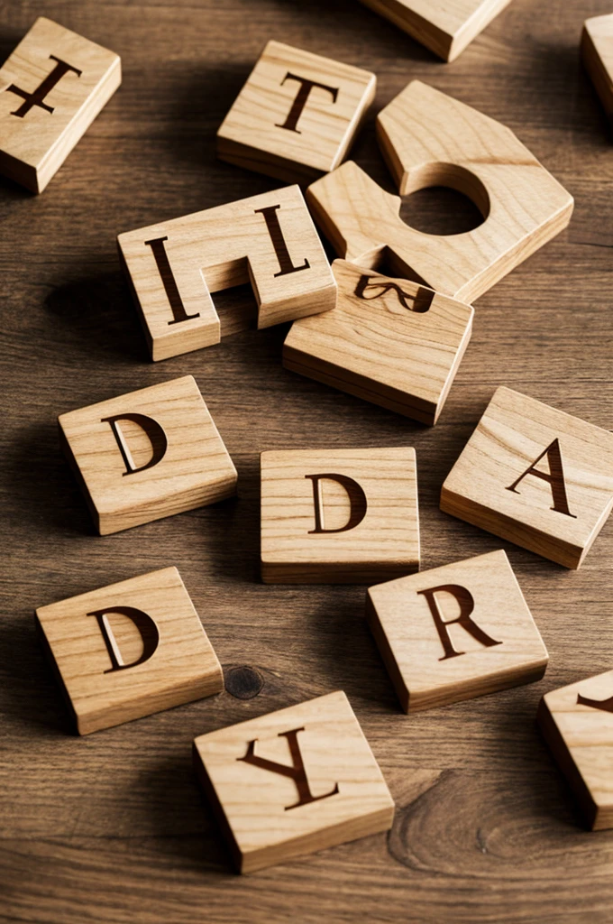 wooden letters that say "DeliLact"