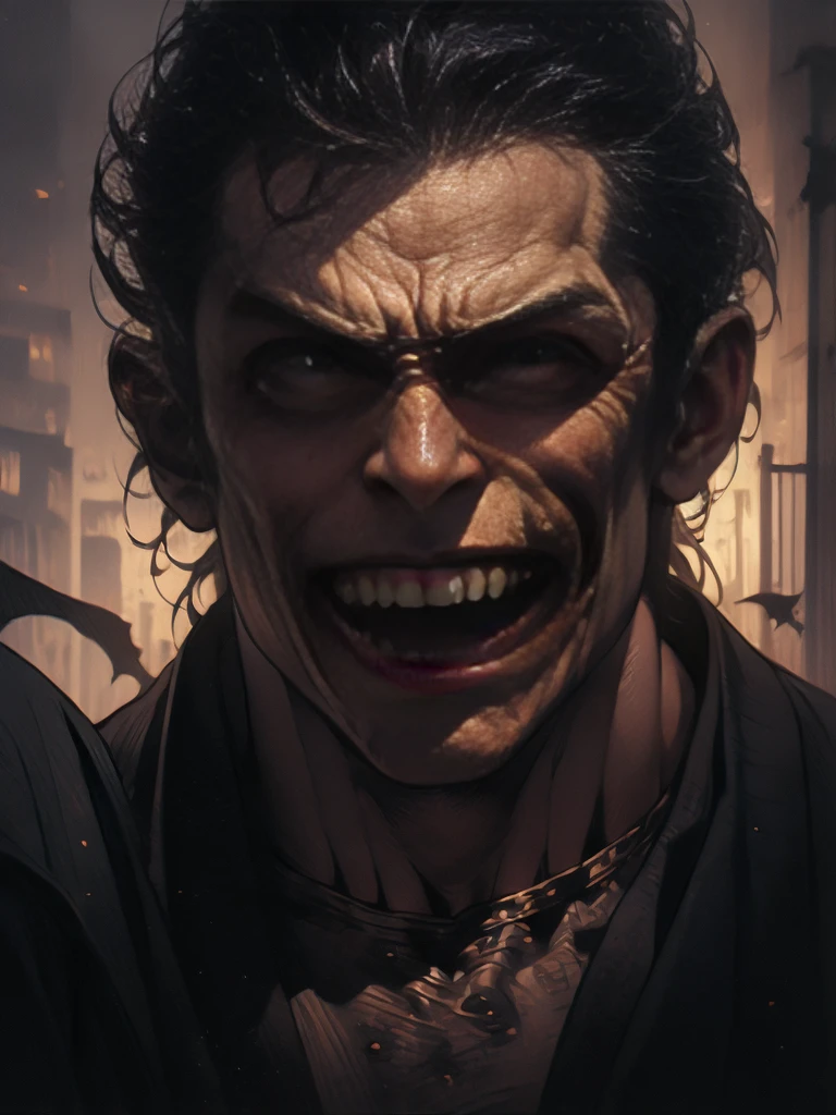 a drawing of a zombie Vampire with his mouth open and his mouth wide open, anger. hyper detailed, hyper realism scary, by Todd Lockwood, by Santiago Martínez Delgado, screaming. not realistic, lee bermejo, very coherent. high detail, by Stefan Lochner, by Joong Keun Lee, by Darek Zabrocki