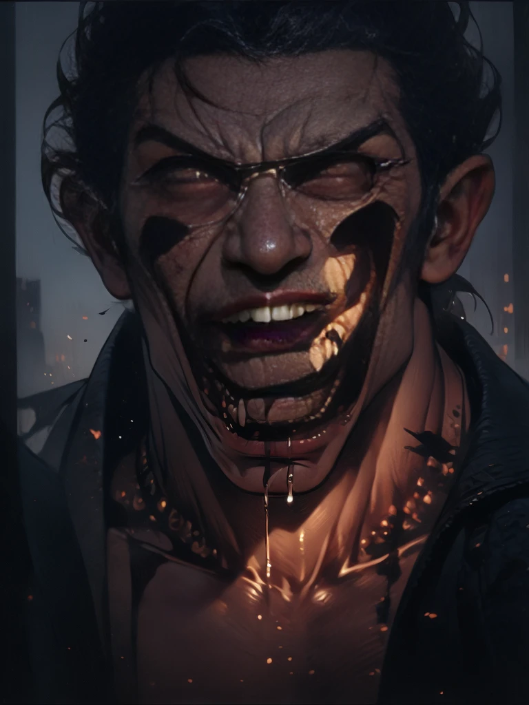 a drawing of a zombie Vampire with his mouth open and his mouth wide open, anger. hyper detailed, hyper realism scary, by Todd Lockwood, by Santiago Martínez Delgado, screaming. not realistic, lee bermejo, very coherent. high detail, by Stefan Lochner, by Joong Keun Lee, by Darek Zabrocki