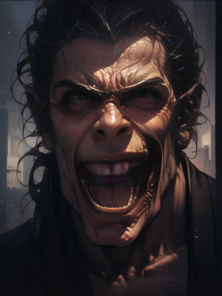 a drawing of a zombie Vampire with his mouth open and his mouth wide open, anger. hyper detailed, hyper realism scary, by Todd Lockwood, by Santiago Martínez Delgado, screaming. not realistic, lee bermejo, very coherent. high detail, by Stefan Lochner, by Joong Keun Lee, by Darek Zabrocki