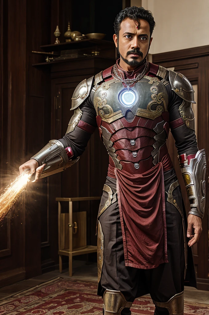Rahu gandi in Ironman sut