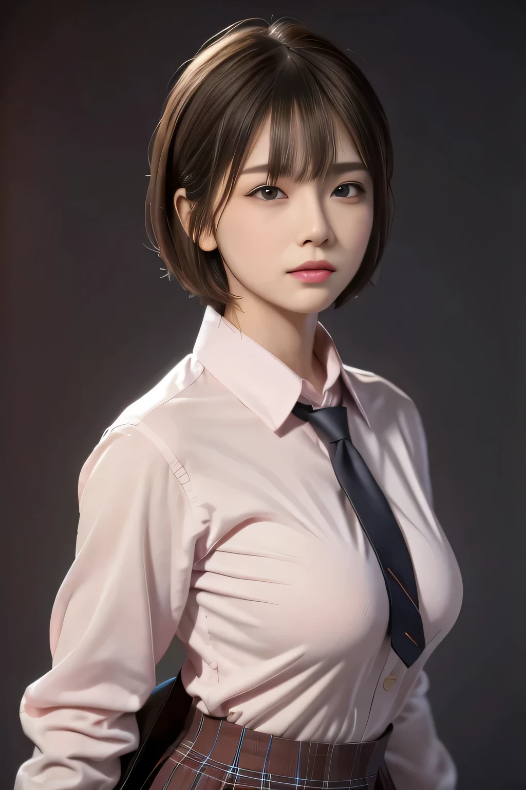 Face Correction///Put on some clothes, Browsing Caution, (Faithful reproduction of image details1.37), (１Beautiful women), 20-year-old, (Best quality correction:1.21), 32k resolution, (Realistic:1.21), (超Realistic:1.21), High resolution UHD, (masterpiece:1.21), (Improvement of quality:1.21), (Very beautiful face details), (Perfect Anatomy:1.21), Physically Based Rendering, Ray Tracing, (Highest quality real texture skins:1.21), (Symmetrical and highly detailed eyes:1.21), Detailed eyelashes_Eyebrow, (Sharp Focus), Cinematic professional lighting,  