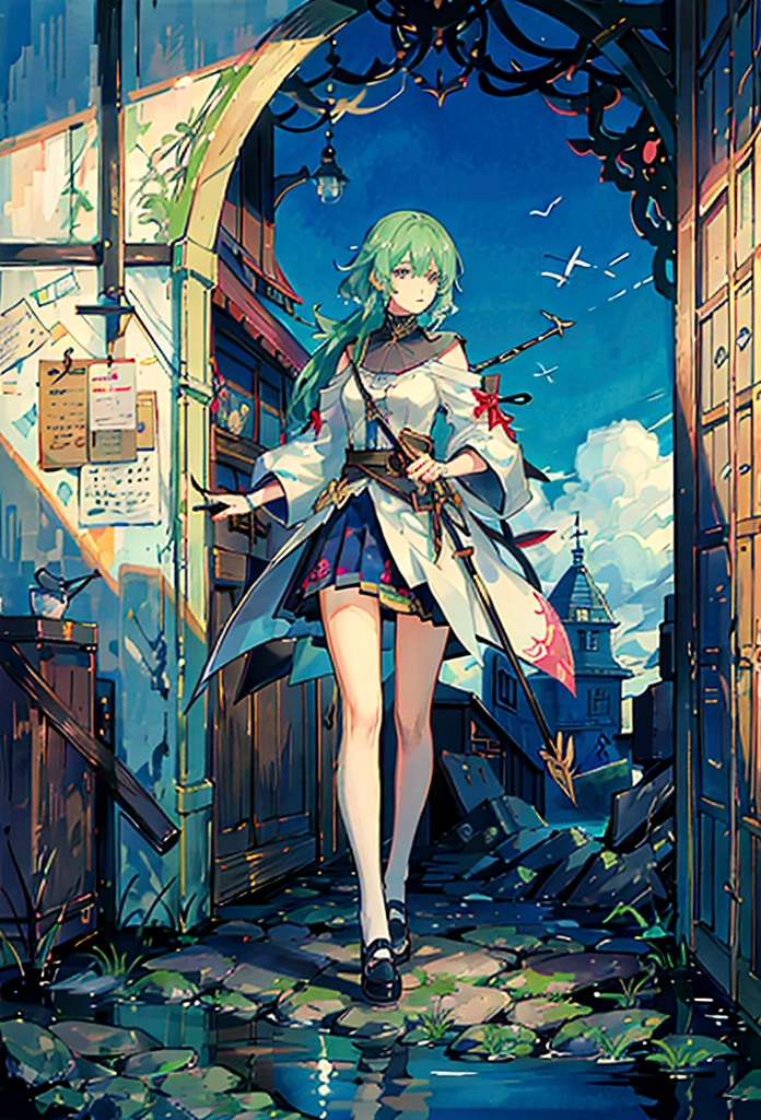 sea background, 4K anime-style, anime wallpaper 4k, 坏蛋动漫8 K, 4k manga wallpaper, young anime man from coastline looking at lighting in background, artwork style de anime de alta qualidade, artwork style, 8K anime art wallpaper, RGB lighting, from under the sea