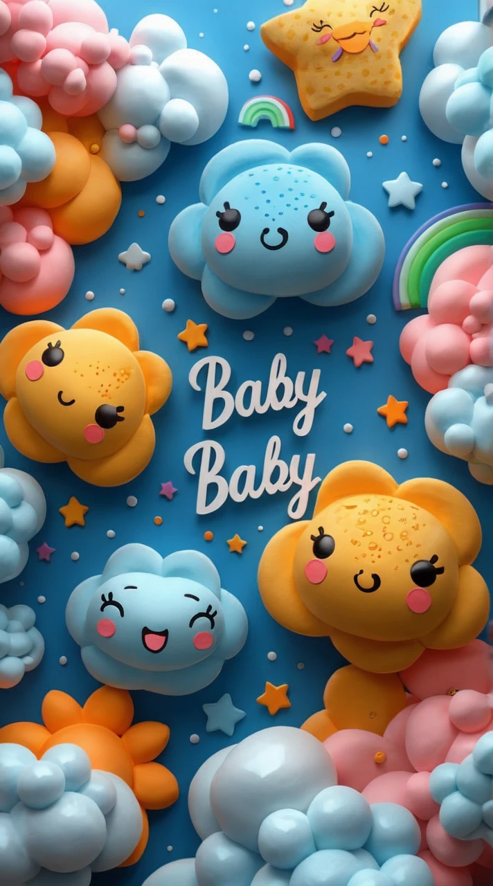 Babybaby.org, colourful background