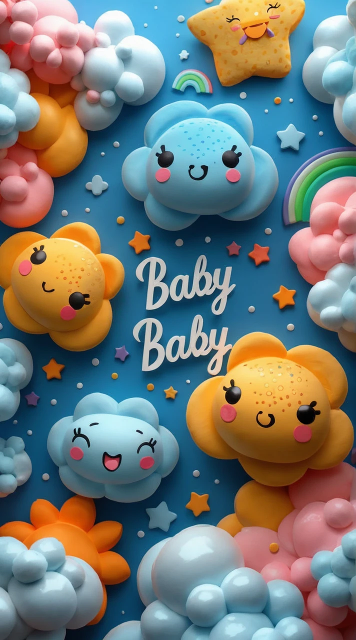 baby.org, colourful background