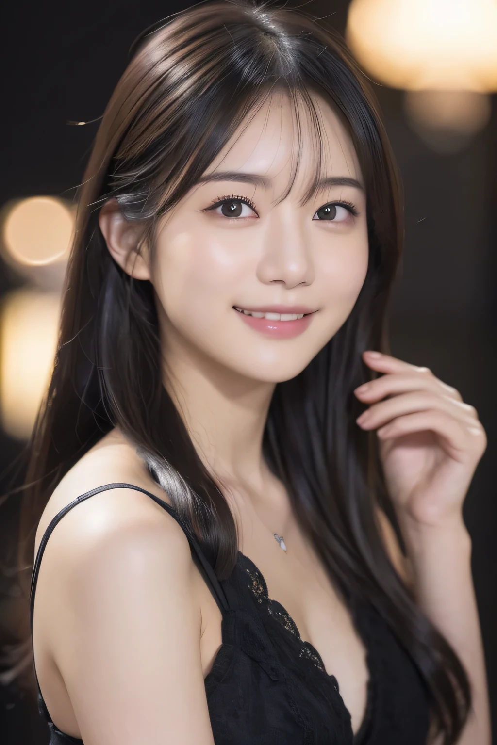 Tabletop, highest quality, shape, Very detailed, finely, High resolution, 8k wallpaper, 完璧なダイナミックな構shape, Beautiful and exquisite,ランダムなcute髪,,Natural color lip, Bold sexy pose,smile、20-year-old girl、cute、Looking into the camera,Always blur the background,Perfect and beautiful face,Slim face and figure,Big eyes、Putting on gal makeup,Small face,Shooting from below、smile,Blurred Background,Elegant feminine face、Cyberpunk Fashion、Get on all fours and show your ass to the camera