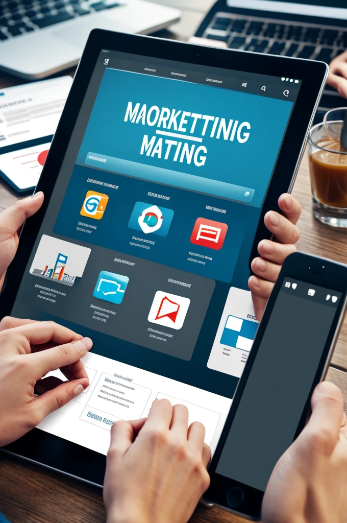 Animated digital marketing image 