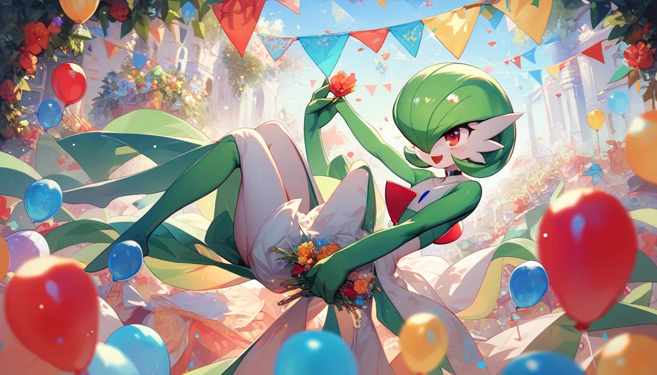 score_9, score_8_up, score_7_up, score_6_up, score_5_up, score_4_up, gardevoir birthday party