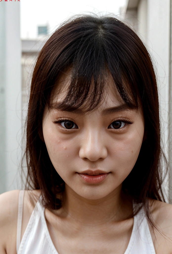 オーガズム　顔　女子 若い中国人女性, 顔面オーガズム, 白目をむいて, , 閉じる, 카메라를 바라보고 있다 - SeaArt AI