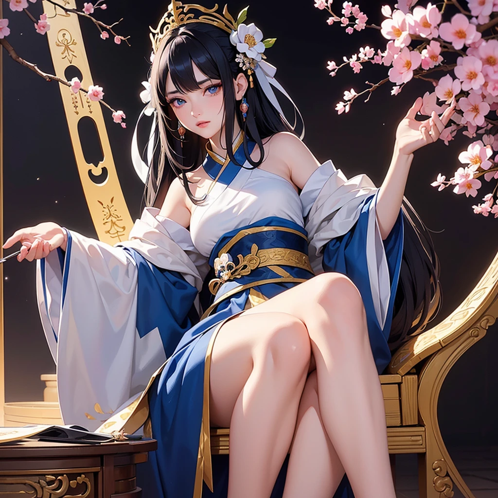 anime girl in a red dress laying on a cloud, artgerm and atey ghailan, artwork in the style of guweiz, lovely languid princess, beautiful character painting, ! dream artgerm, fantasy art style, digital art ilya kuvshinov, artstyle : ilya kuvshinov, in the style of ross tran